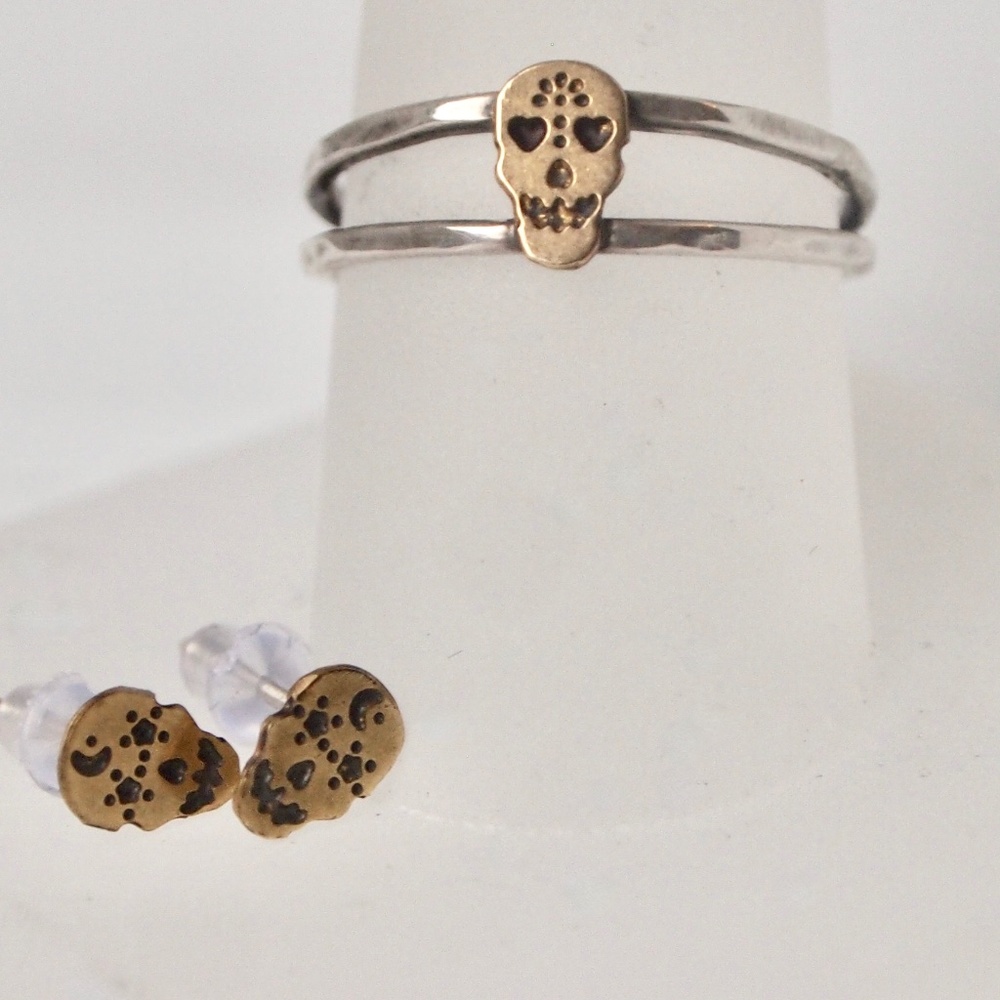 Sugar skull, stacking ring - Picture 5 of 12